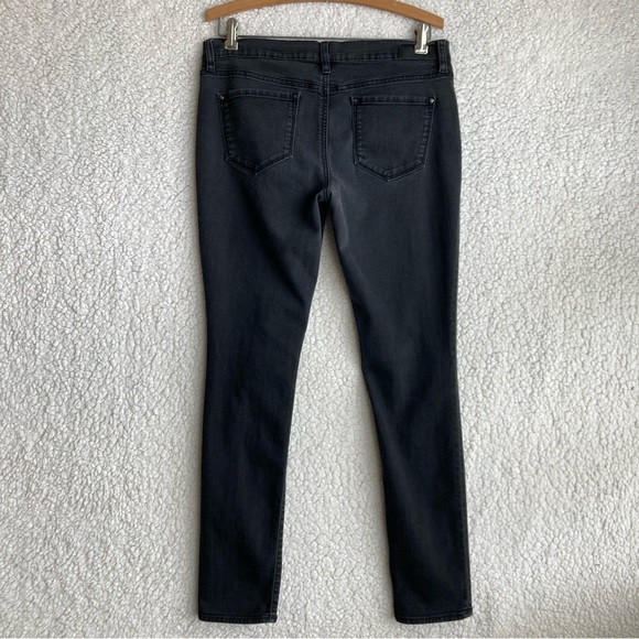 DKNY Women's Ave B Ultra Skinny charcoal gray black jeans, Sz 6 - Picture 12 of 16